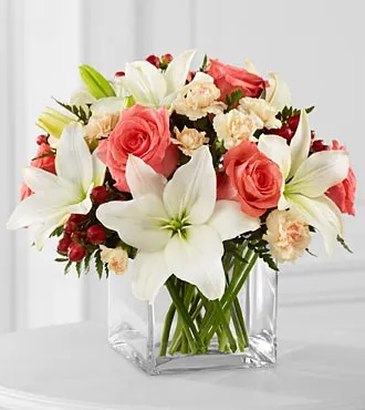 Blushing Beauty Bouquet - Click Image to Close