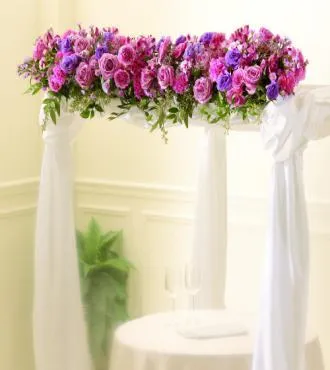 The Color And Light Chuppah Garland