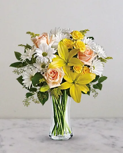 Daisies And Sunbeams Bouquet - Click Image to Close