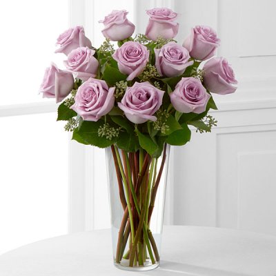 Lavender Rose Bouquet - 1 Dozen