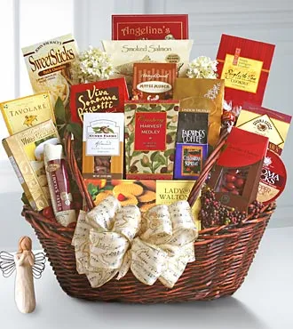 Peace, Prayer And Blessing Sympathy Basket - Click Image to Close
