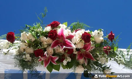 The Wedding Arch Arrangement - Click Image to Close