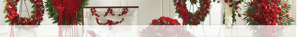 Red Sympathy Flowers