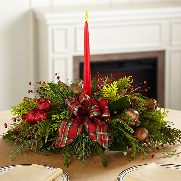 Christmas Calling Holiday Centerpiece - Click Image to Close