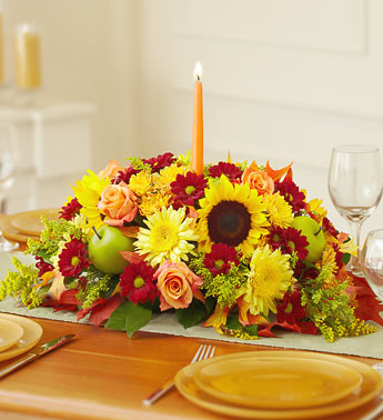 The Floral Centerpiece for Thanksgiving