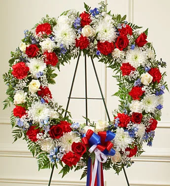 (image for) Patriotic Standing Wreath