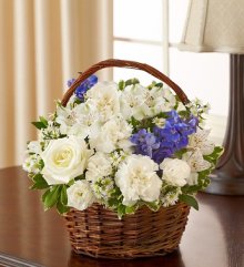 (image for) Blue and White Blessings Basket