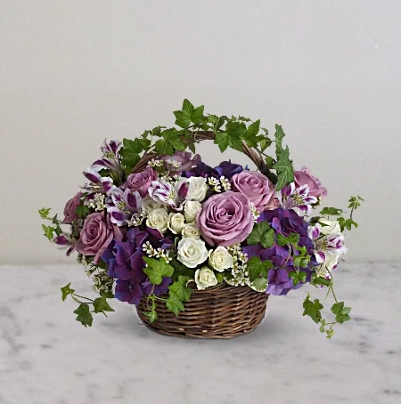 (image for) A Full of Life Flowers Basket