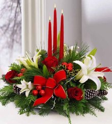 (image for) Christmas Holiday Centerpiece