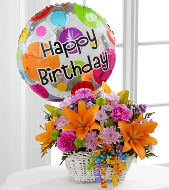 (image for) Happy Blooms Basket