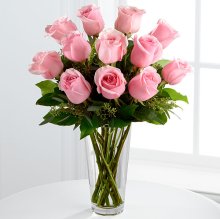 (image for) Be Pink Roses Bouquet - 1 Dozen