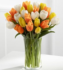 (image for) Heat is On Summer Tulip Bouquet - 20 Tulips