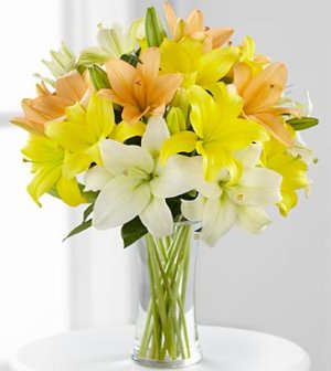 (image for) Sunny Days Ahead Asiatic Lilies Bouquet