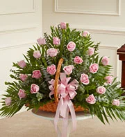 (image for) Pink Rose Basket