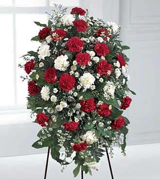 (image for) The Crimson & White Standing Spray