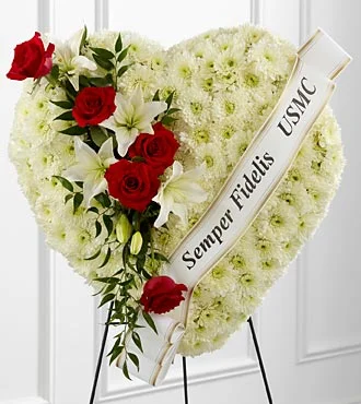 (image for) Salute To A Patriot Standing Heart