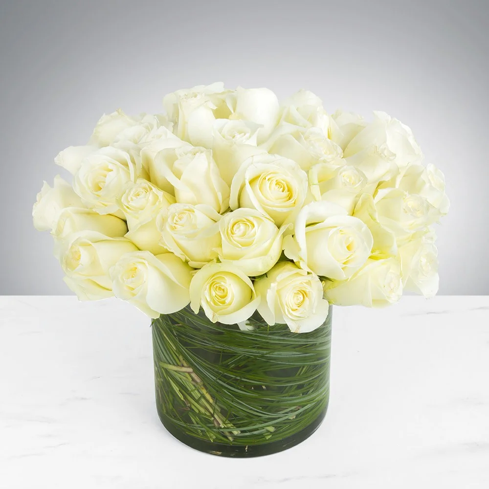 (image for) White Sparkle rose Bouquet