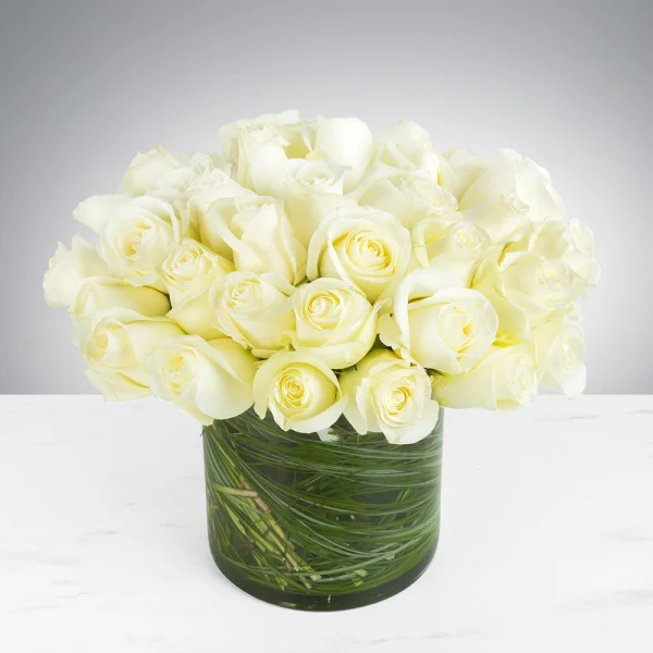 (image for) White Sparkle rose Bouquet