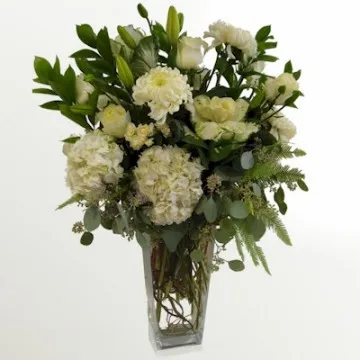 The Tall Fresh Green Bouquet - Click Image to Close
