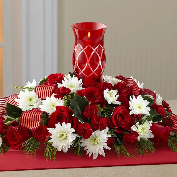 Christmas Season Centerpiece - Click Image to Close