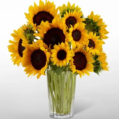 Golden Sunflowers Bouquet