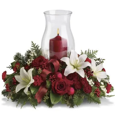 Holiday Simplicity Centerpiece (image for) Holiday Simplicity Centerpiece