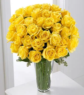 Yellow Rose Bouquet - 3 Dozen - Click Image to Close