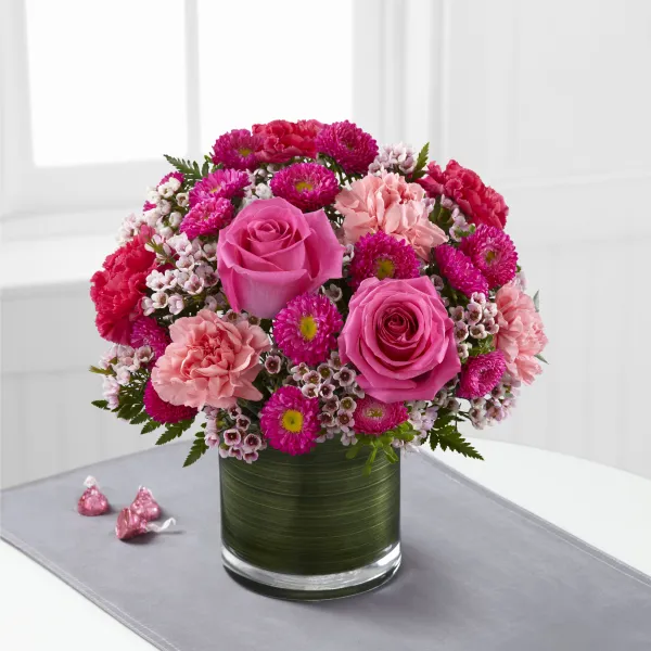 Pink Pursuits Bouquet - Click Image to Close