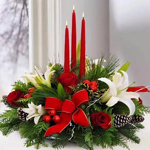 (image for) Christmas Holiday Centerpiece
