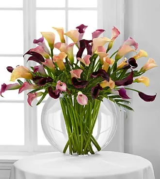 Flawless Luxury Calla Lily Bouquet - Click Image to Close
