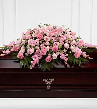 Sweetly Rest Casket Spray - Click Image to Close