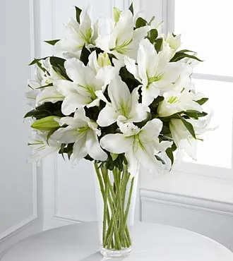 Spirited Grace Lily Bouquet - Click Image to Close