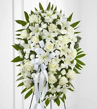 Exquisite Tribute Standing Spray - Click Image to Close