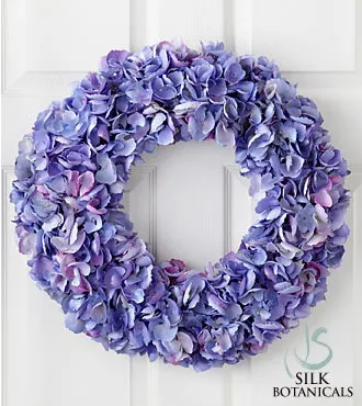 Hydrangea Wreath - Click Image to Close