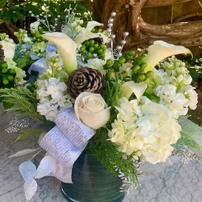 Silver Holiday Bouquet