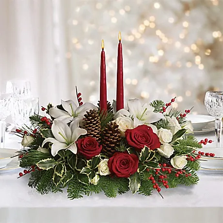 Christmas Wishes Centerpiece - Click Image to Close