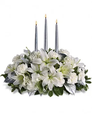Silver Elegance Centerpiece (image for) Silver Elegance Centerpiece