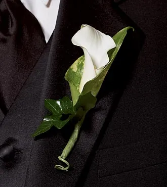 (image for) Calla Lily Promise Boutonniere