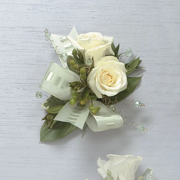 (image for) White Rose Corsage